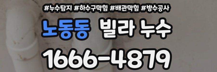 노동동 빌라 누수