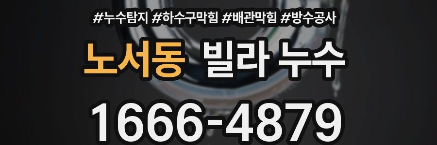 노서동 빌라 누수