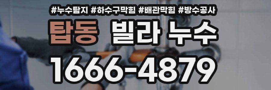 탑동 빌라 누수