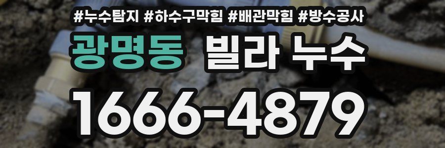 광명동 빌라 누수