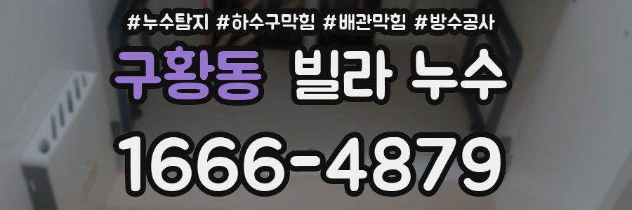 구황동 빌라 누수