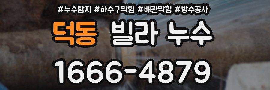 덕동 빌라 누수