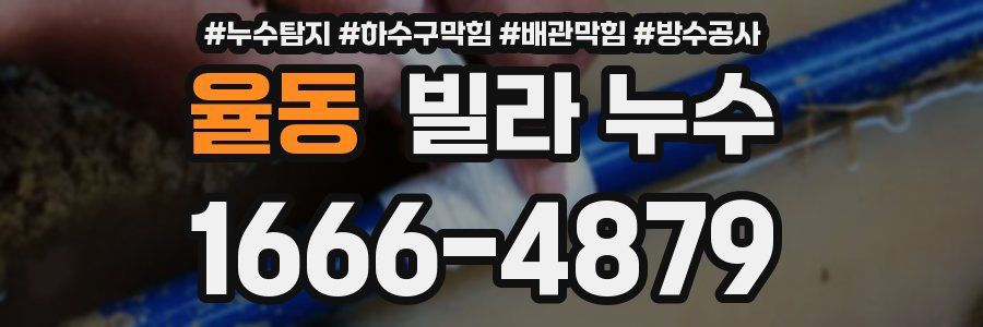 율동 빌라 누수