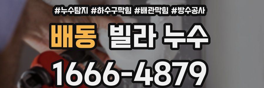 배동 빌라 누수