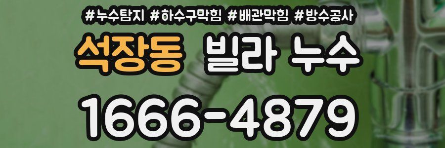 석장동 빌라 누수