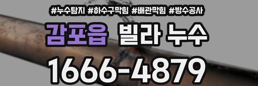감포읍 빌라 누수