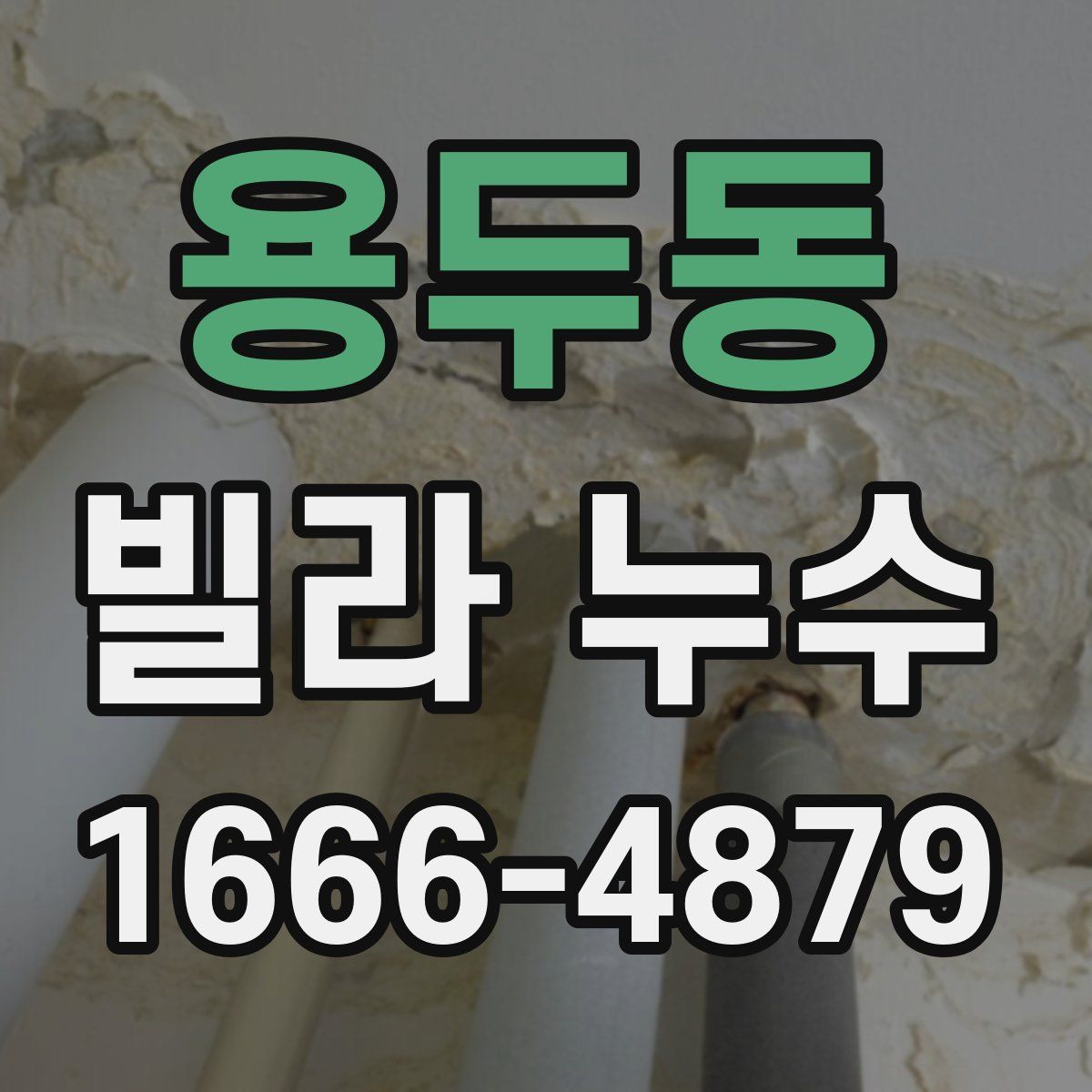 용두동 빌라 누수