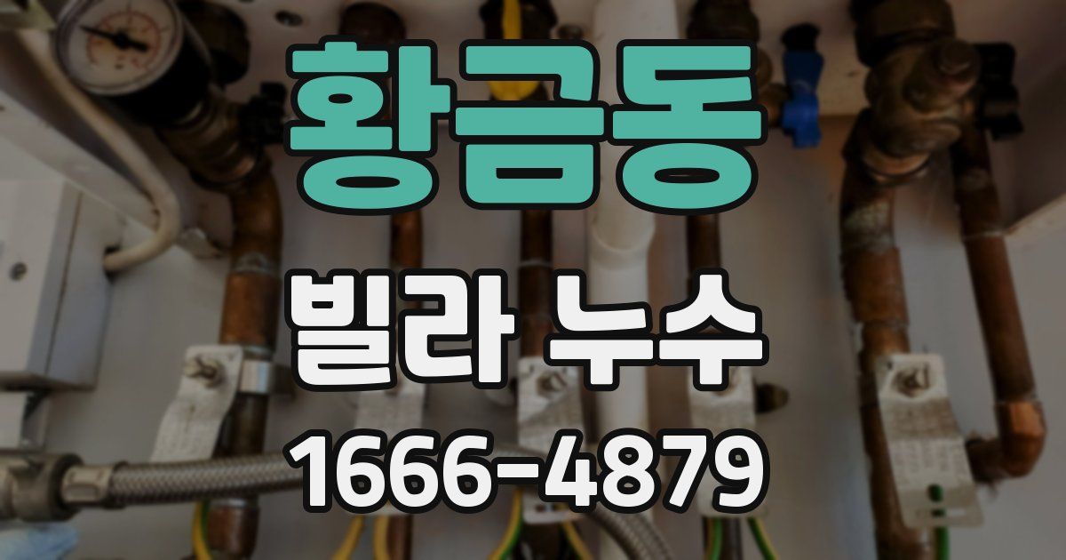 황금동 빌라 누수