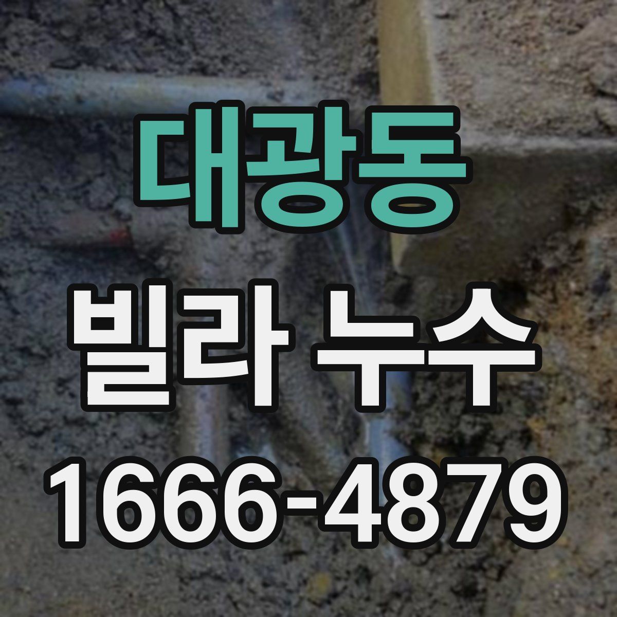 대광동 빌라 누수