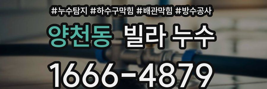 양천동 빌라 누수