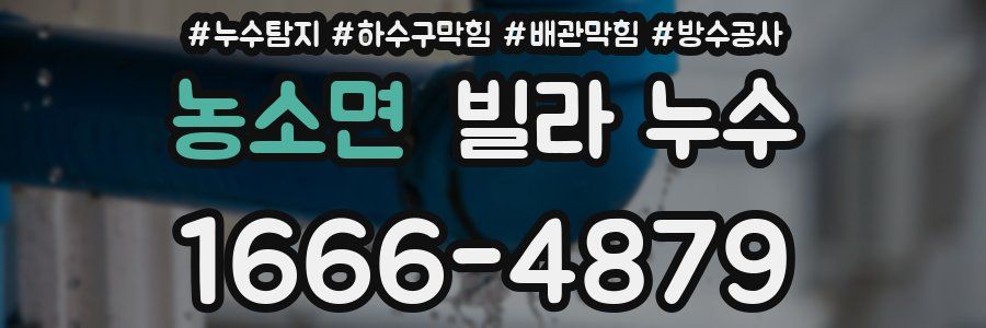농소면 빌라 누수