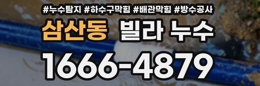 삼산동 빌라 누수