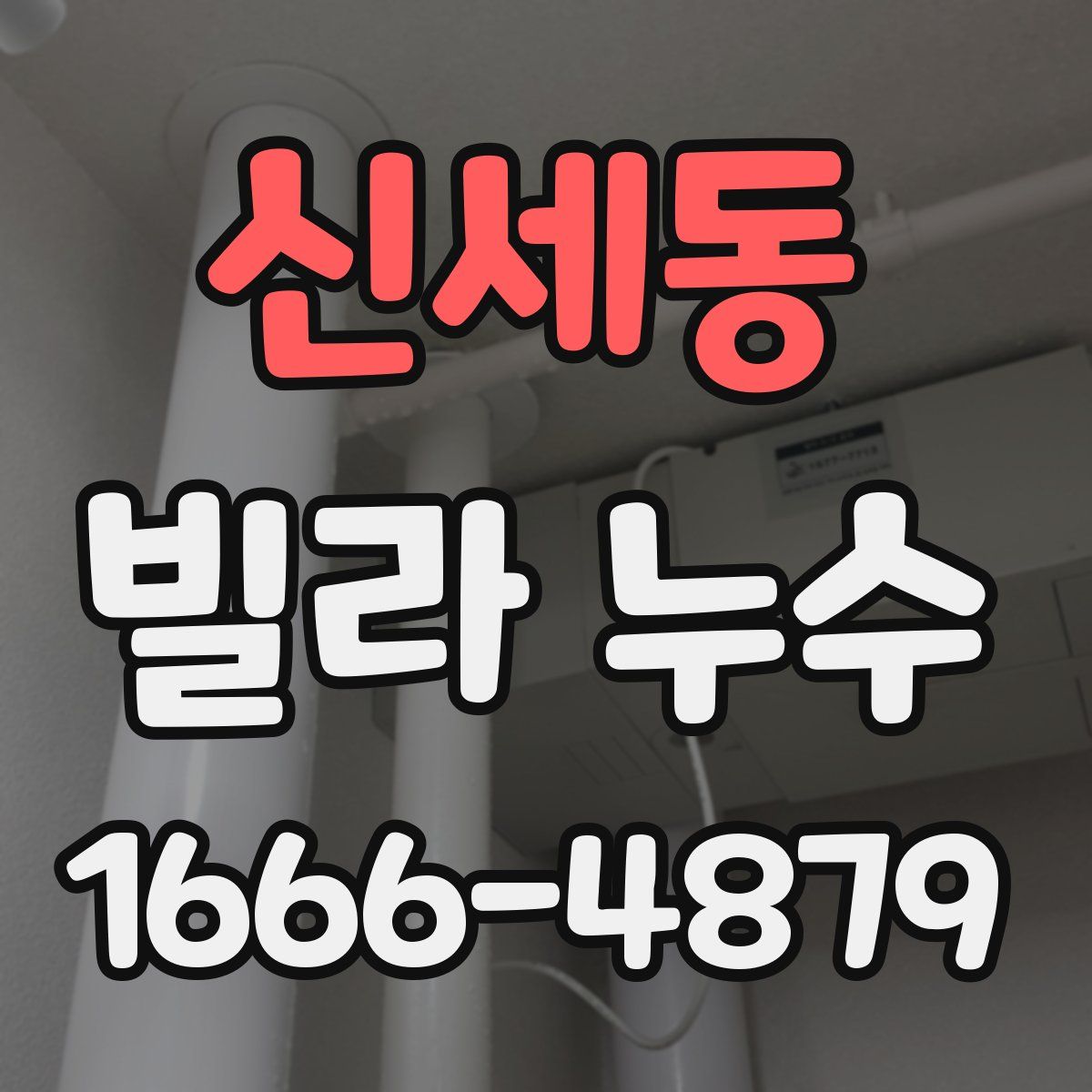 신세동 빌라 누수
