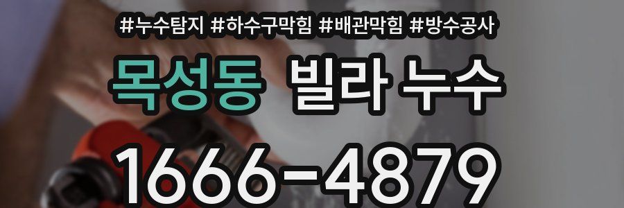 목성동 빌라 누수