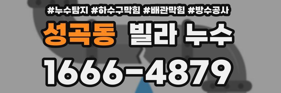 성곡동 빌라 누수