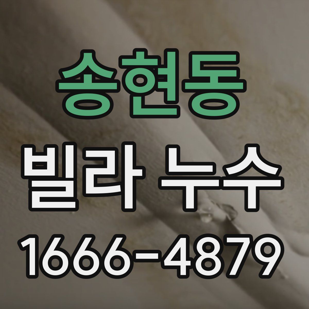 송현동 빌라 누수