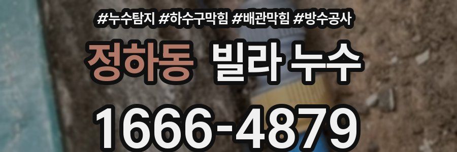 정하동 빌라 누수