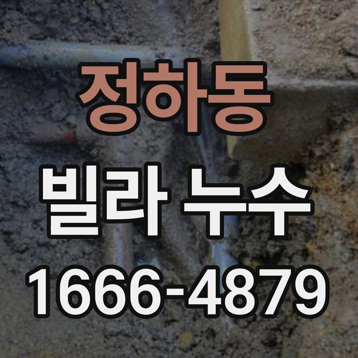 정하동 빌라 누수