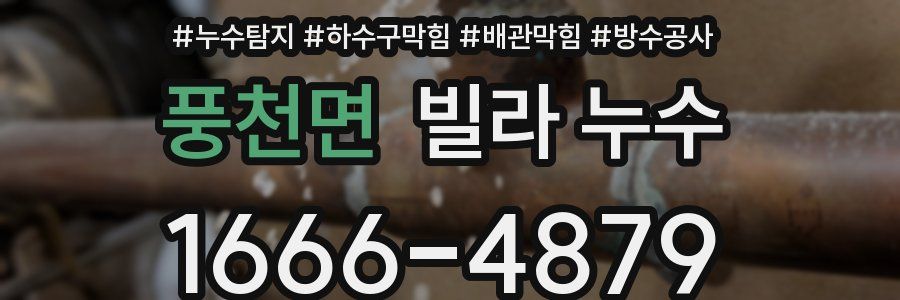 풍천면 빌라 누수