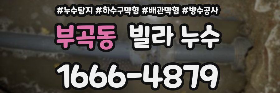부곡동 빌라 누수