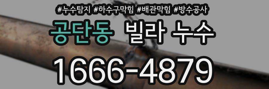 공단동 빌라 누수