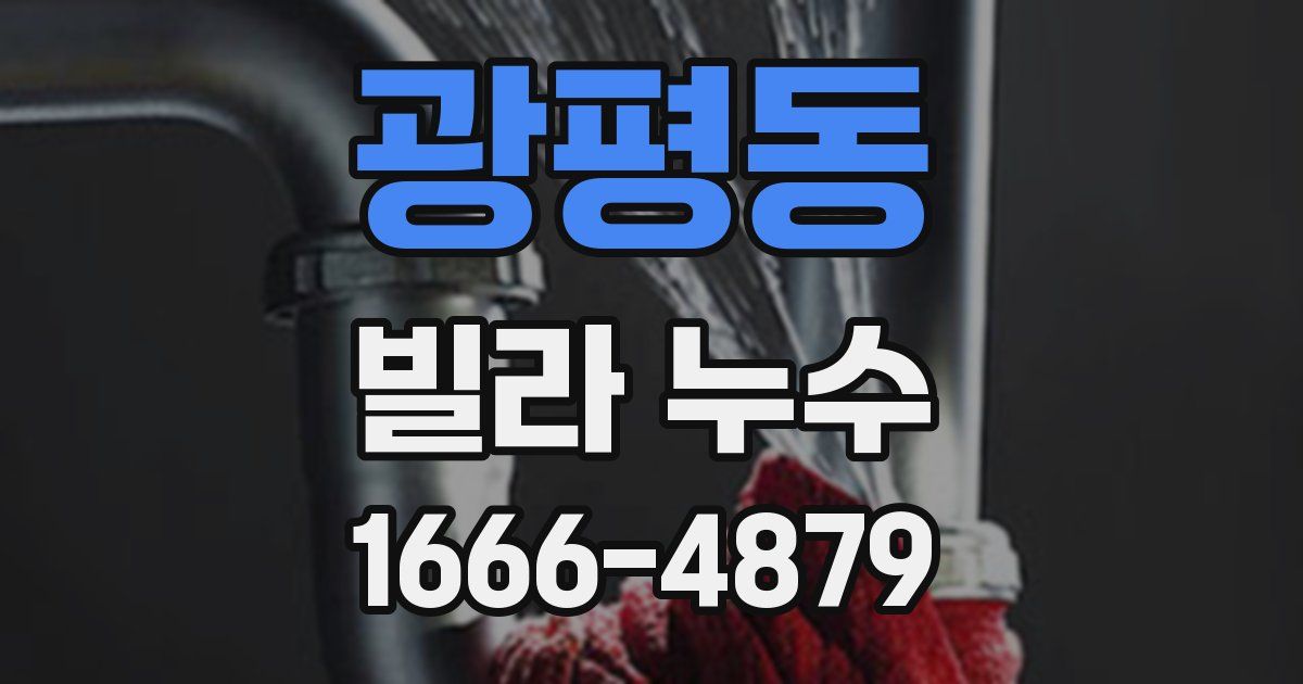 광평동 빌라 누수