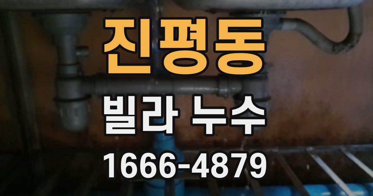진평동 빌라 누수