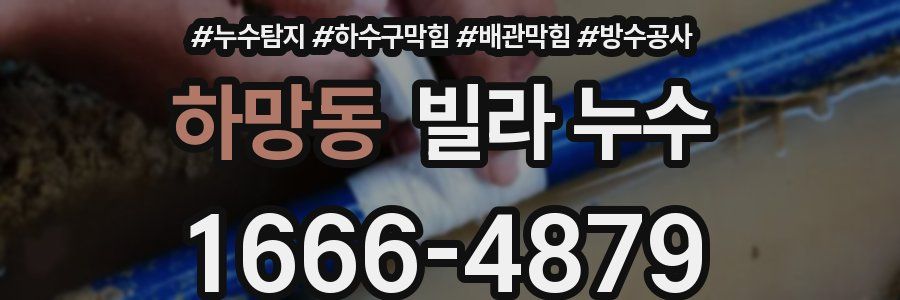 하망동 빌라 누수
