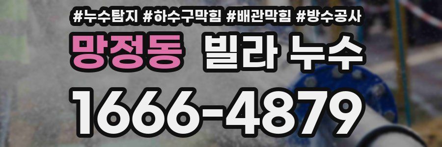 망정동 빌라 누수