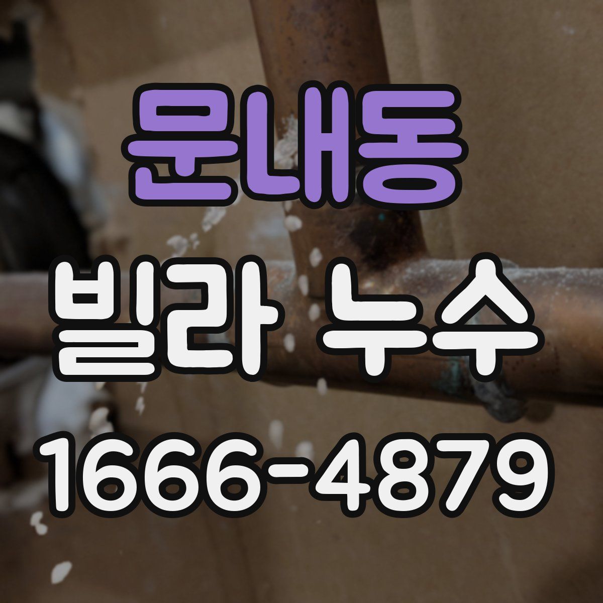 문내동 빌라 누수