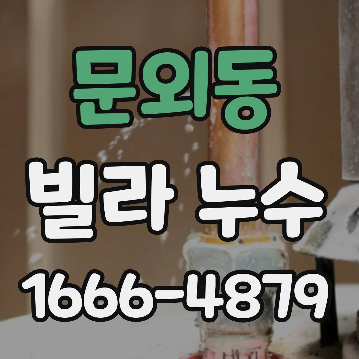 문외동 빌라 누수
