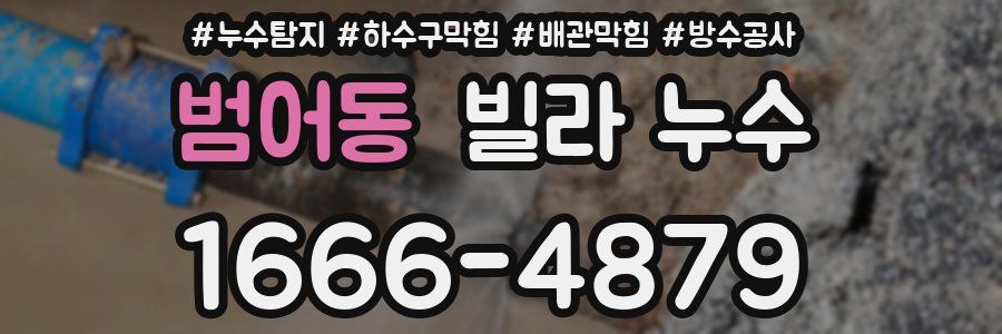 범어동 빌라 누수