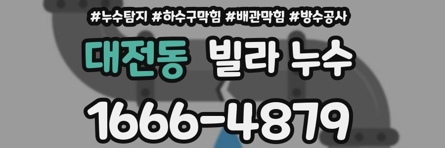 대전동 빌라 누수