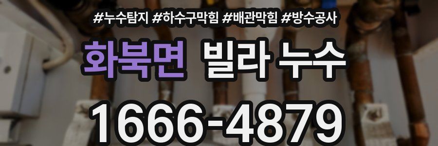 화북면 빌라 누수