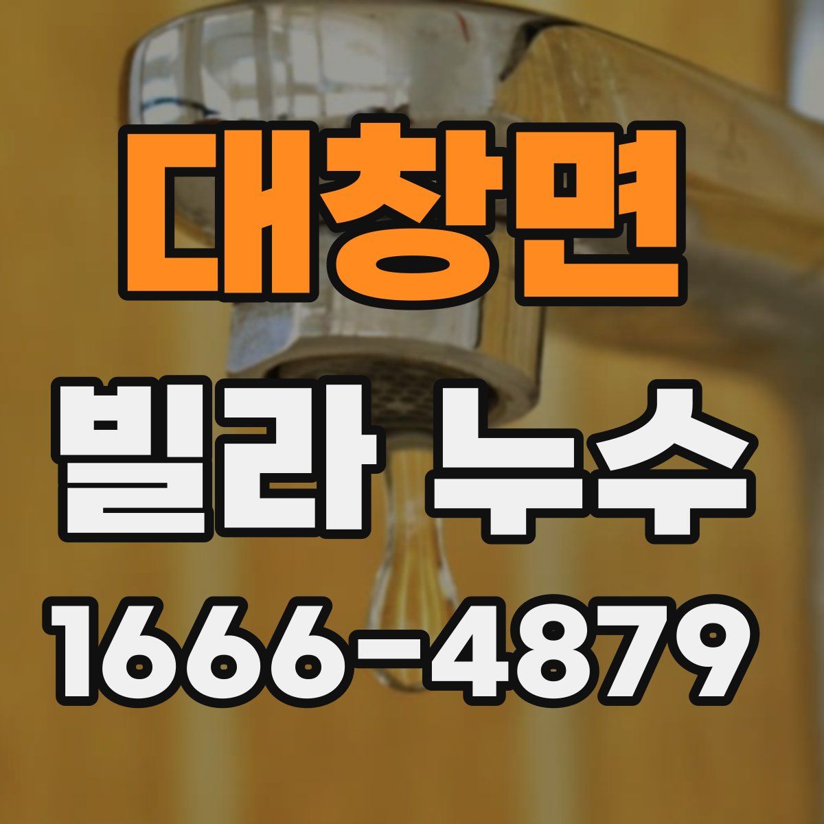 대창면 빌라 누수