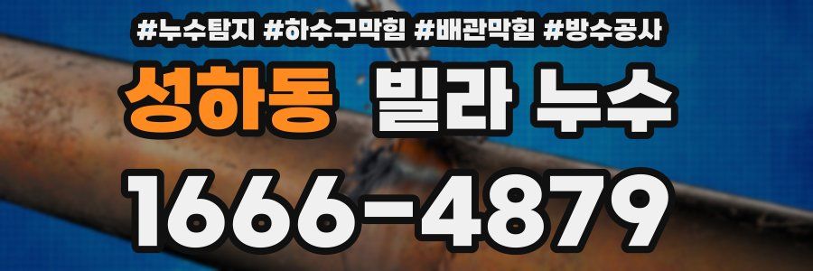 성하동 빌라 누수