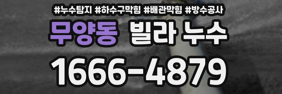 무양동 빌라 누수