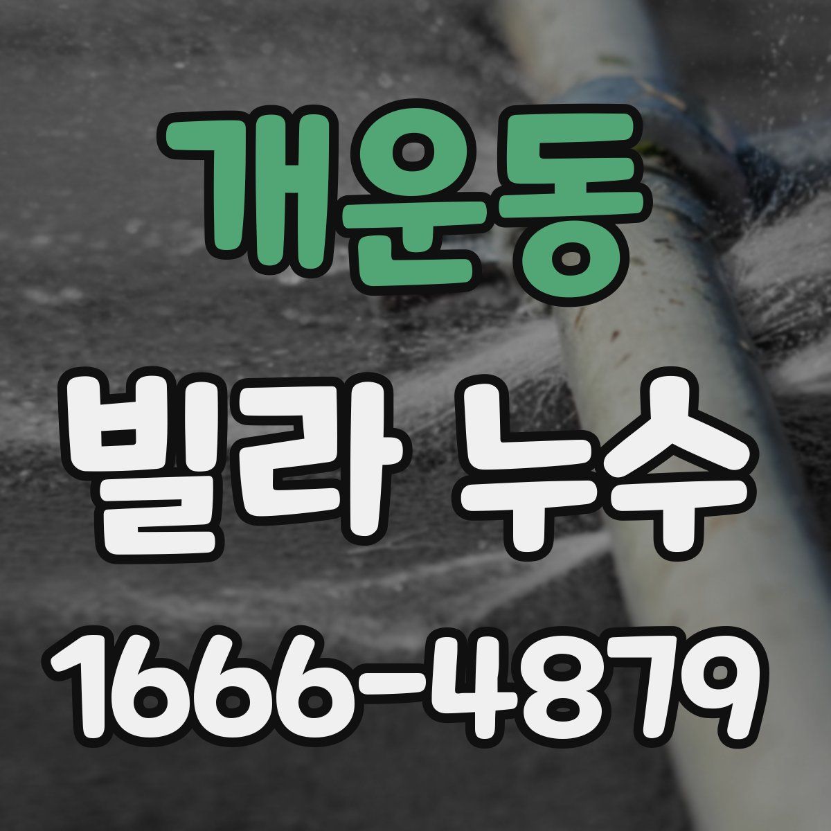 개운동 빌라 누수