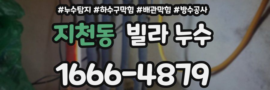 지천동 빌라 누수