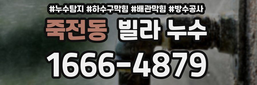죽전동 빌라 누수