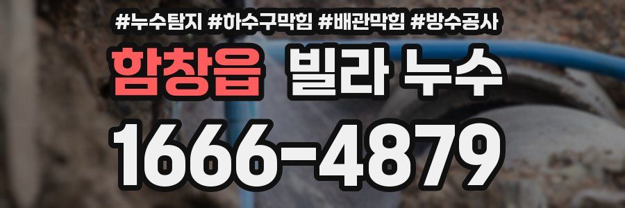 함창읍 빌라 누수