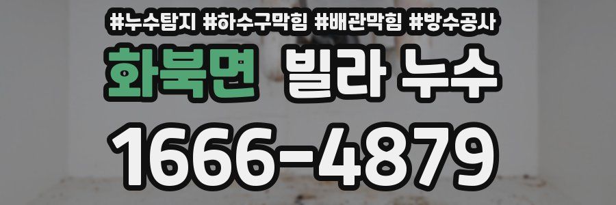 화북면 빌라 누수