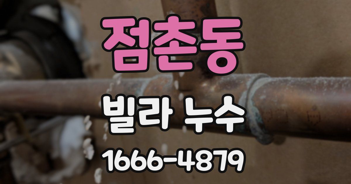 점촌동 빌라 누수