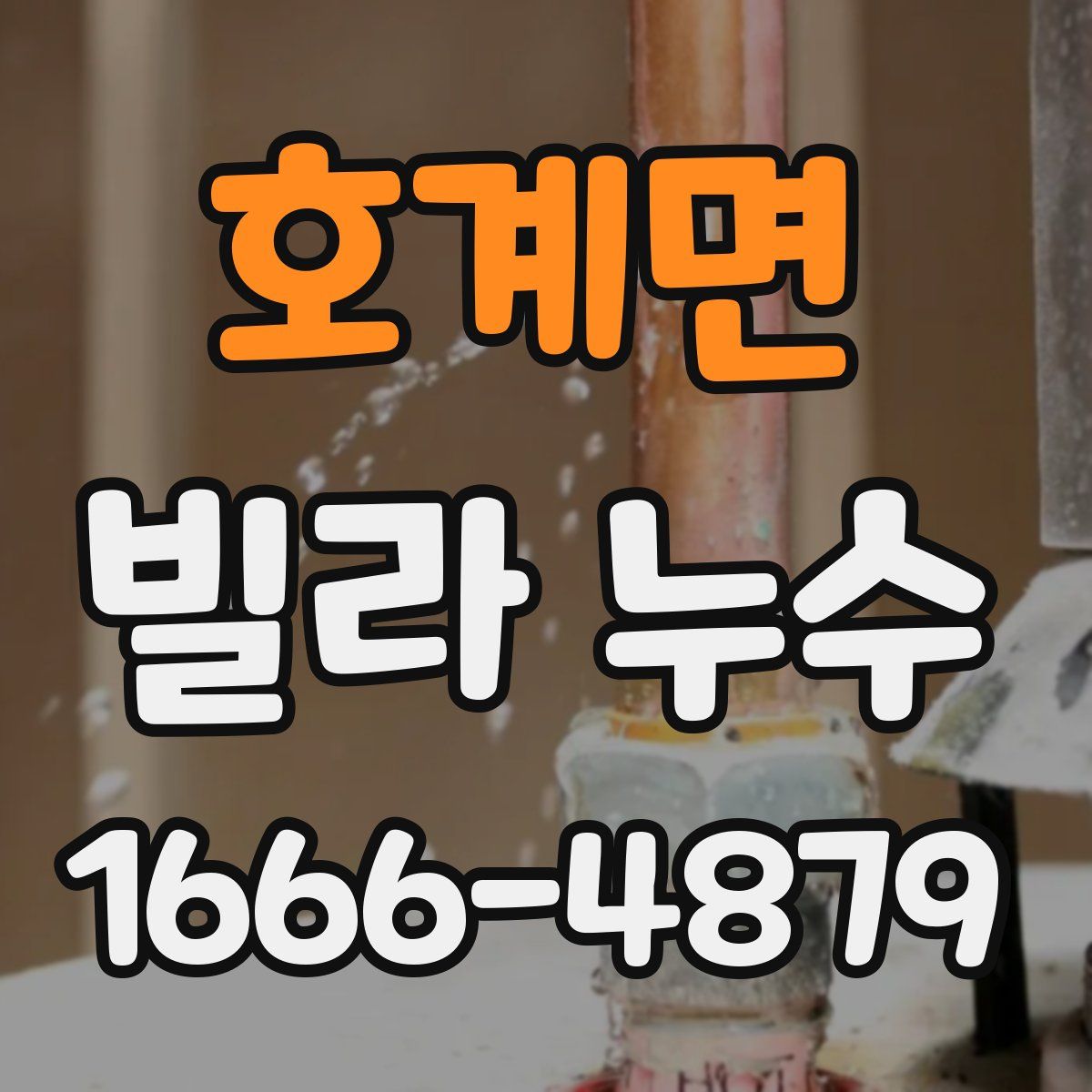 호계면 빌라 누수
