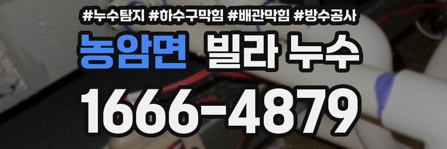 농암면 빌라 누수