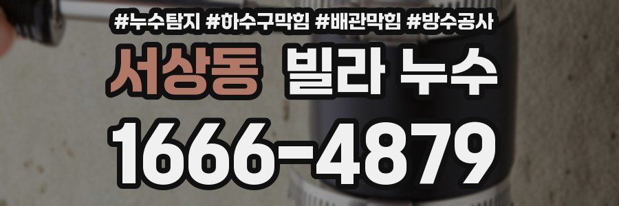 서상동 빌라 누수