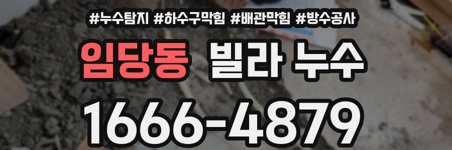 임당동 빌라 누수