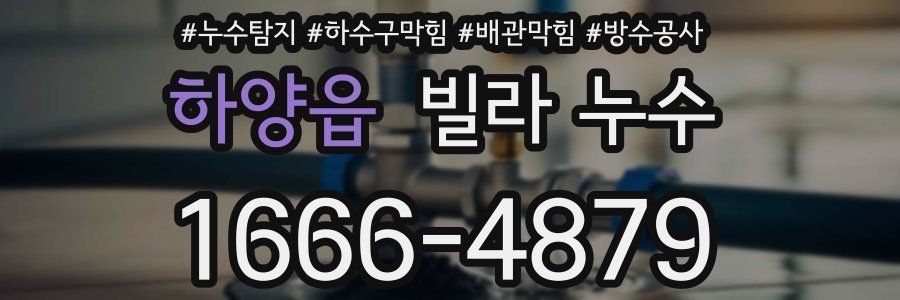 하양읍 빌라 누수