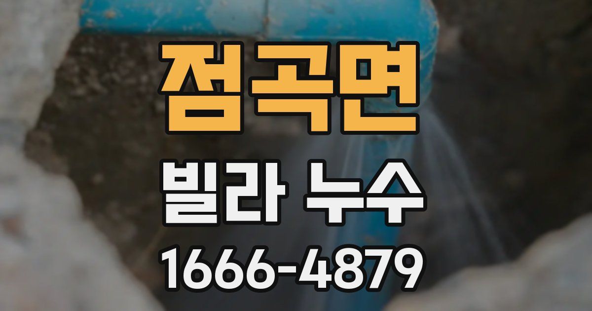점곡면 빌라 누수