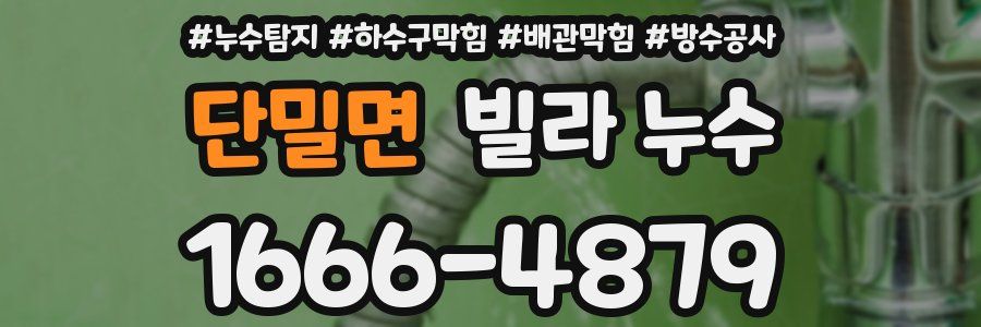단밀면 빌라 누수